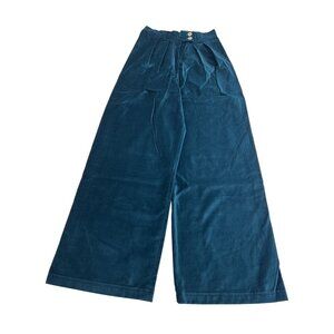 Maria de la Orden Velvet Pants in Blue